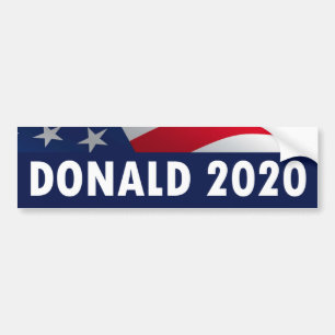 Donald Trump för den presidentbildekalet 2020 Bildekal