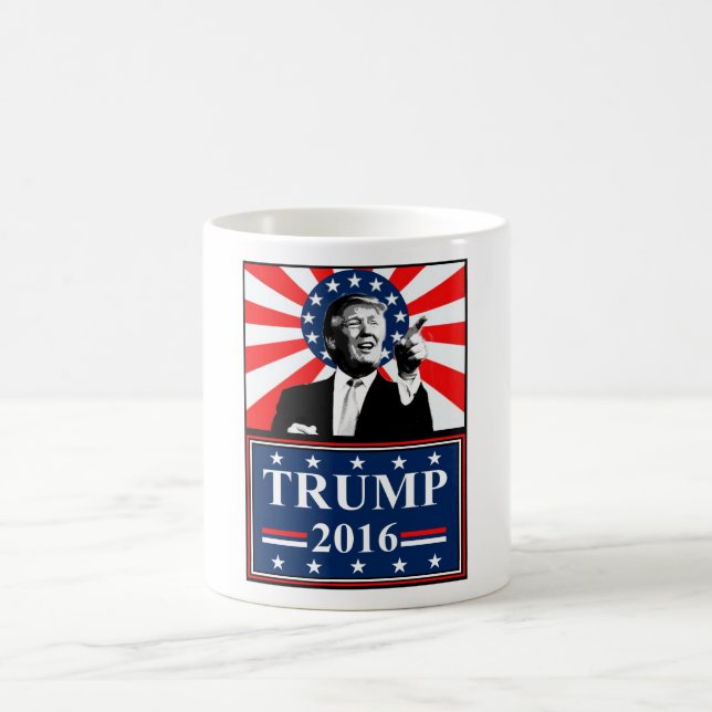Donald Trump för den presidentkaffemuggen 2016 Kaffemugg (Center)