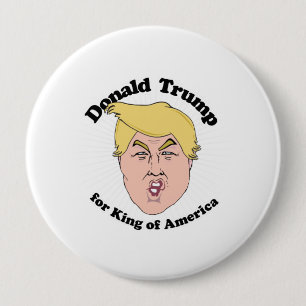 Donald Trump för kungen av Amerika - trumf Toon Knapp