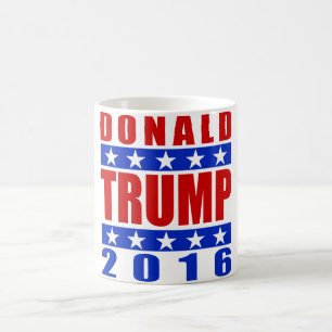 Donald Trump för mugg 3 för president 2016