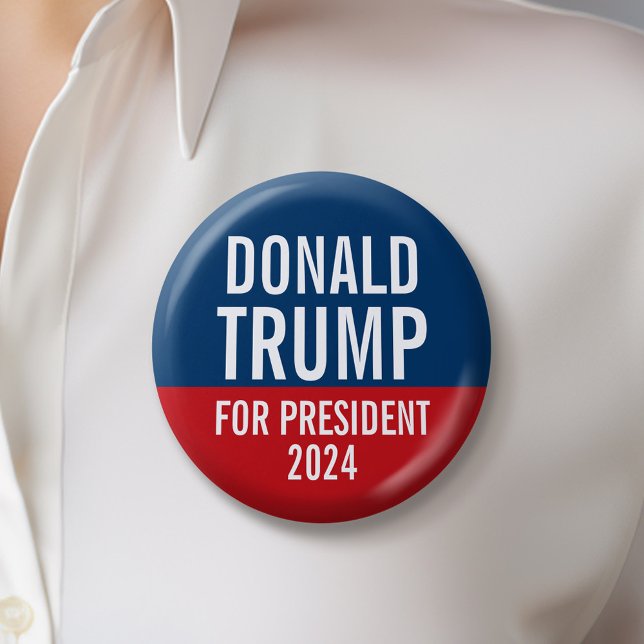 Donald Trump för president 2016 Knapp (Trump 2024 Button)