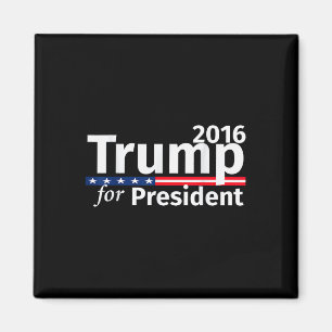 Donald Trump för president 2016 Republican Magnet