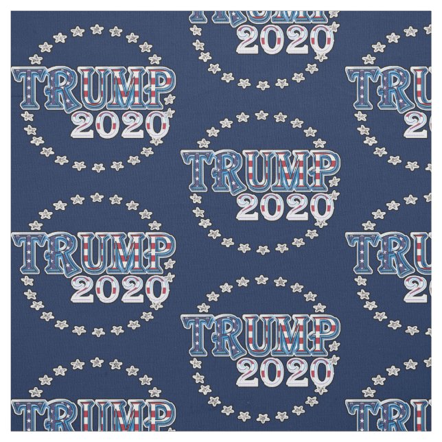 Donald Trump för president 2020 Tyg (Provkarta)