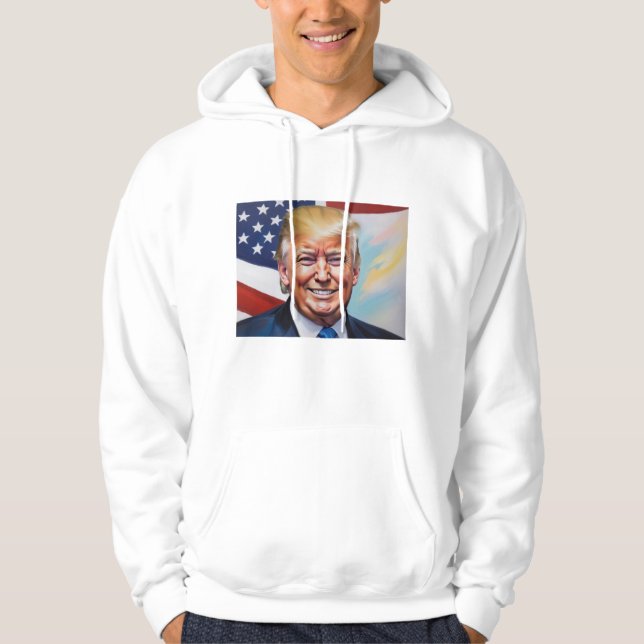 Donald Trump för president 2024 Hoodie (Framsida)