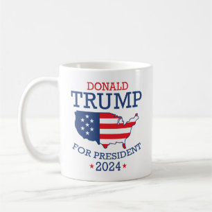 Donald Trump för president 2024 Kaffemugg