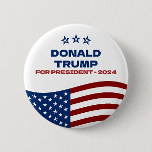 Donald Trump för president 2024 Knapp