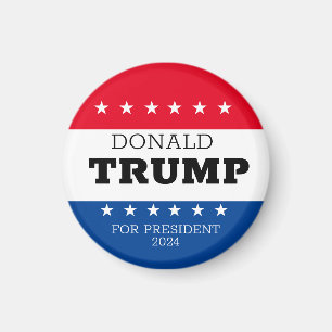 Donald Trump för president 2024 Magnet
