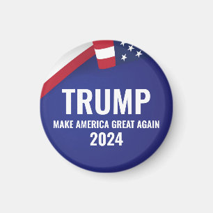 Donald Trump för president 2024 Modern Magnet
