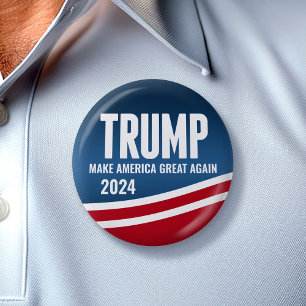 Donald Trump för president 2024 - Modern svop Knapp