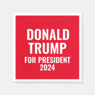 Donald Trump för president 2024 Pappersservett
