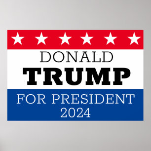 Donald Trump för president 2024 Poster