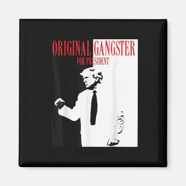 Donald Trump för president 2024 Shirt Original Gan Magnet (Framsidan)