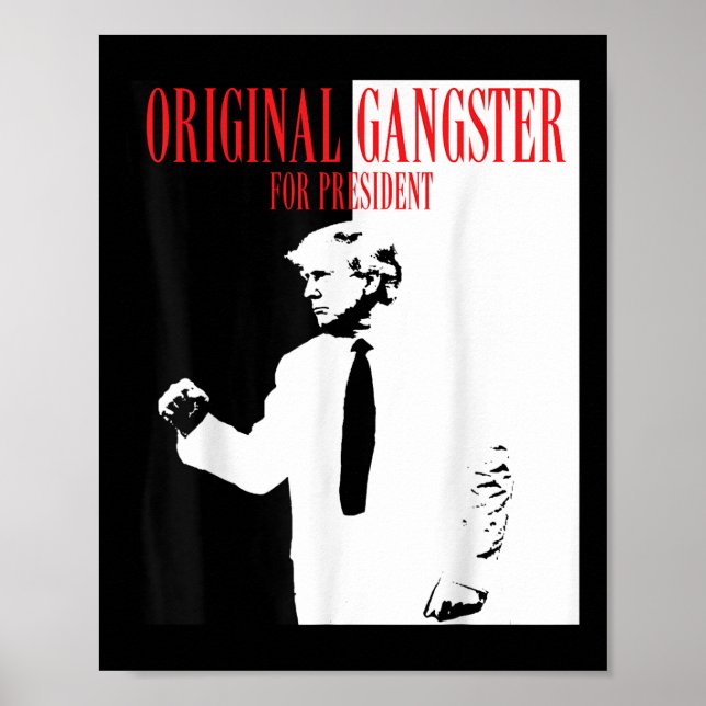 Donald Trump för president 2024 Shirt Original Gan Poster (Framsidan)