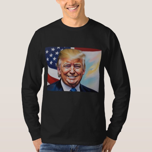 Donald Trump för president 2024 T Shirt (Framsida)