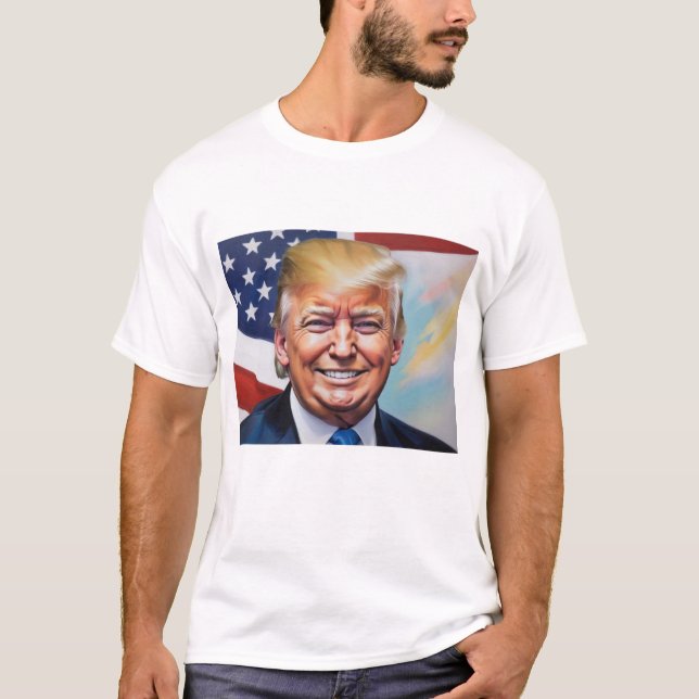 Donald Trump för president 2024 T Shirt (Framsida)