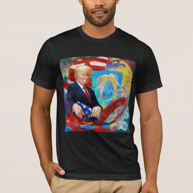 Donald Trump för president 2024 T Shirt (Framsida)