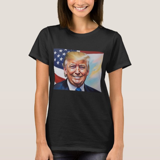 Donald Trump för president 2024 T Shirt (Framsida)