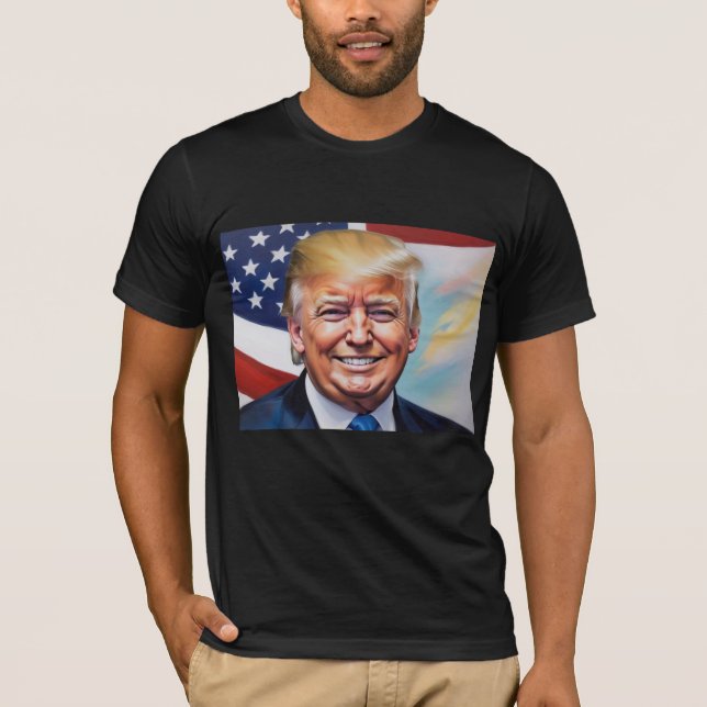 Donald Trump för president 2024 T Shirt (Framsida)