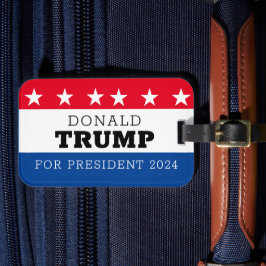 Donald Trump För President Bagagebricka