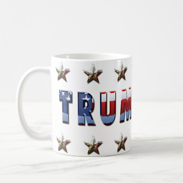 Donald Trump för president i 2016 Kaffemugg (Vänster)
