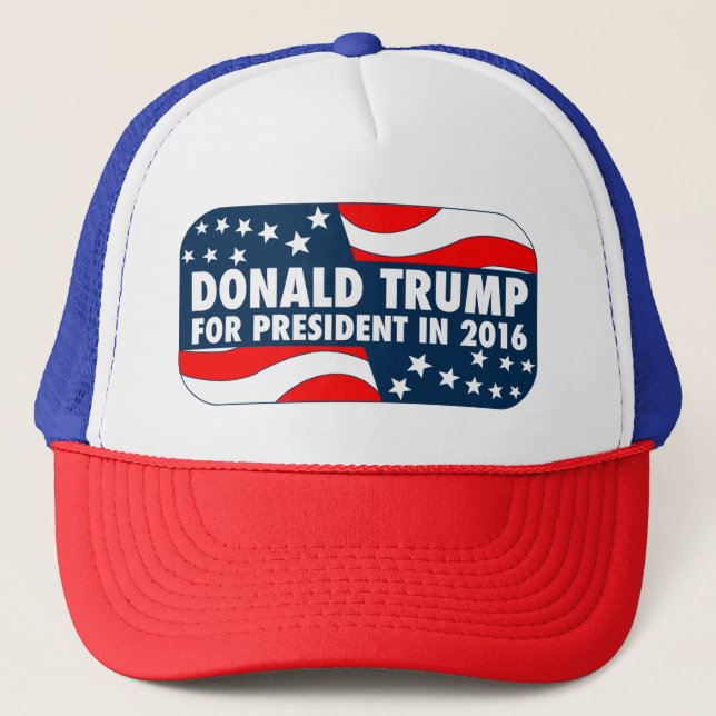 Donald Trump för president i 2016 Keps (Framsida)