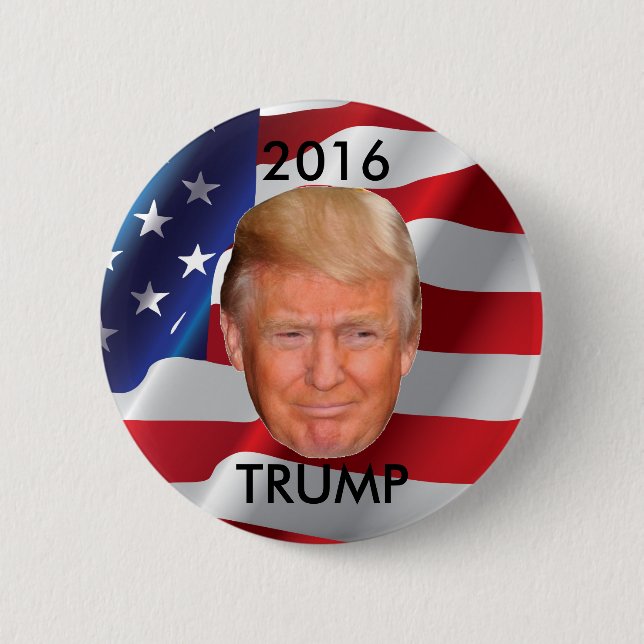 Donald Trump för president i 2016 Knapp (Framsida)