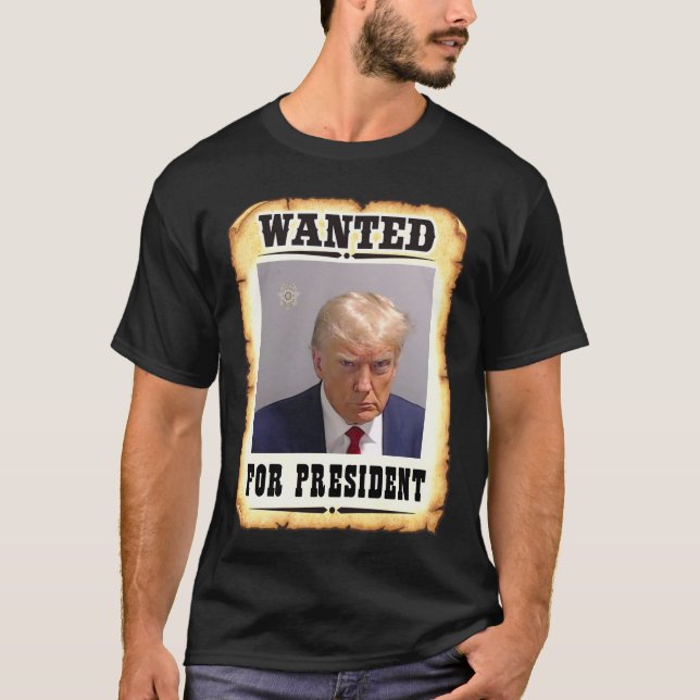 Donald Trump för president Mugg Shot T-Shirt (Framsida)