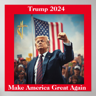 Donald Trump för president Poster