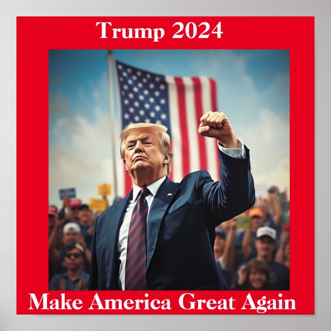Donald Trump för president Poster (Framsidan)