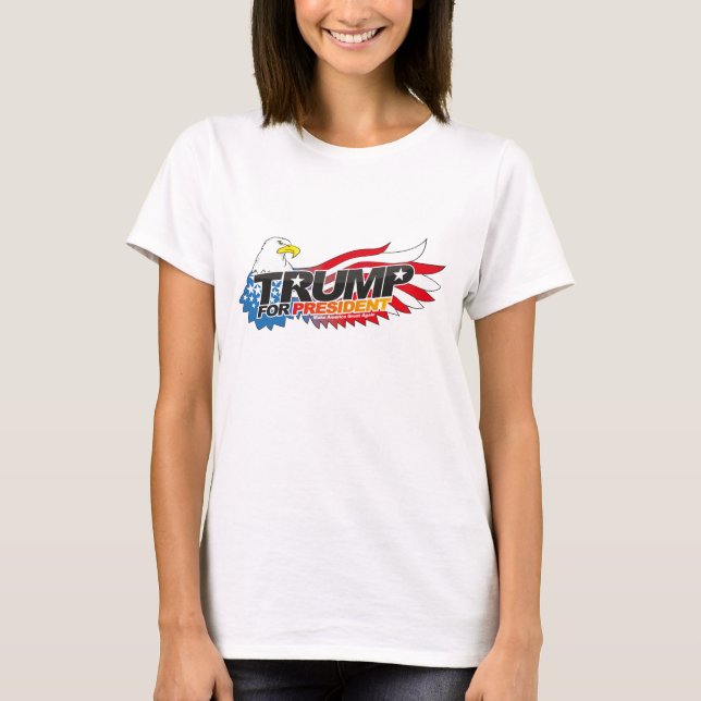 Donald Trump för president Womens Tee (Framsida)