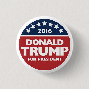 Donald Trump för presidenten 2016 Knapp