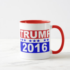 Donald Trump för presidenten 2016 Mugg