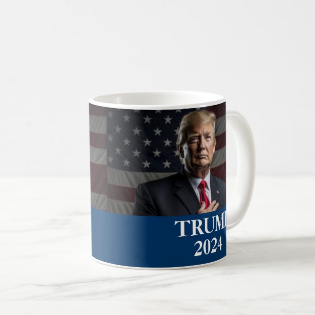 Donald Trump Foto Kaffemugg (Framsida höger)