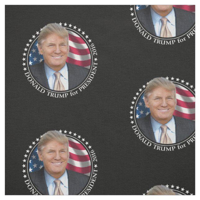 Donald Trump Foto - President 2016 Tyg (Provkarta)