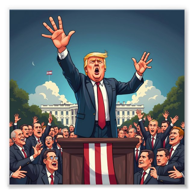 Donald Trump Fototryck (Framsidan)