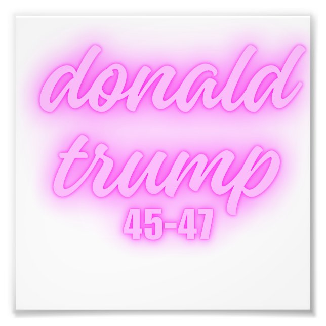 Donald Trump Fototryck (Framsidan)