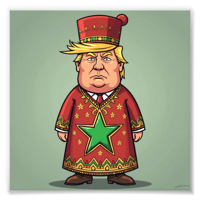 Donald Trump Fototryck (Framsidan)