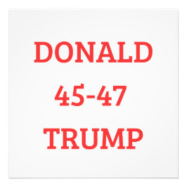 Donald Trump Fototryck