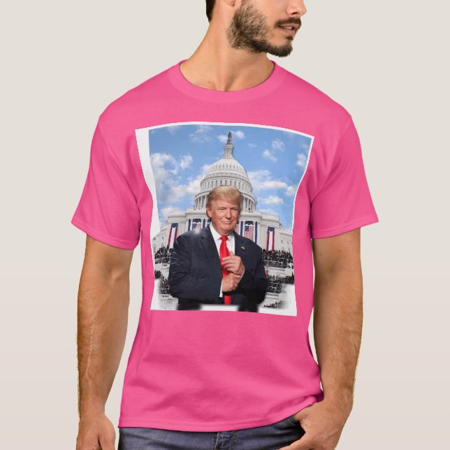 Donald Trump framför Vita huset 2 T Shirt (Framsida)