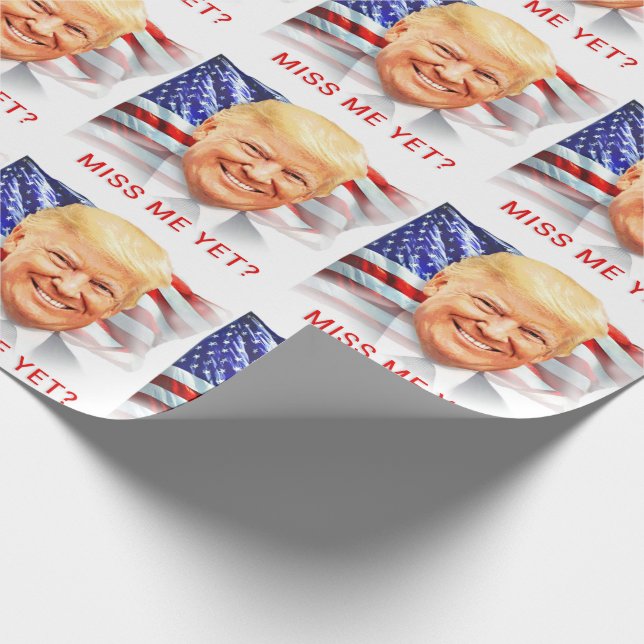 Donald Trump fröken mig än? Presentpapper (Hörn)