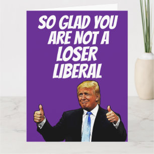 DONALD TRUMP FUNNY BIG BIRTHDAY Card Kort