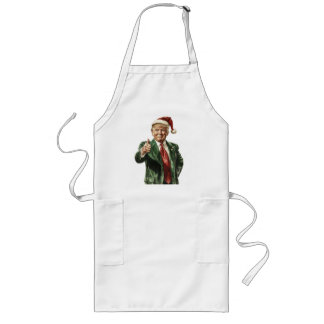 Donald Trump Funny Christmas Cooking Apron Långt Förkläde