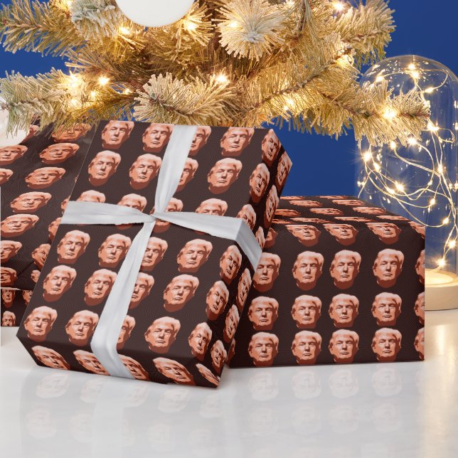 DONALD TRUMP FUNNY CHRISTMAS WRAPPPPING PAPPER PRESENTPAPPER (Helgdagar)