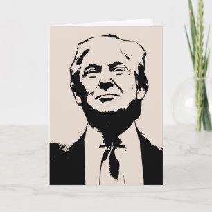 DONALD TRUMP FUNNY GRATTIS PÅ FÖDELSEDAGEN GREETIN KORT