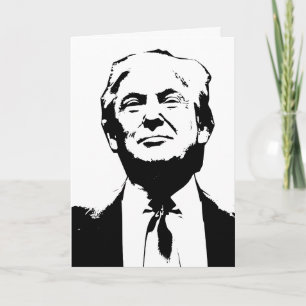DONALD TRUMP FUNNY GRATTIS PÅ FÖDELSEDAGEN GREETIN KORT