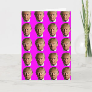 DONALD TRUMP FUNNY GRATTIS PÅ FÖDELSEDAGEN GREETIN KORT