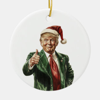 Donald Trump Funny Julgran Ornament