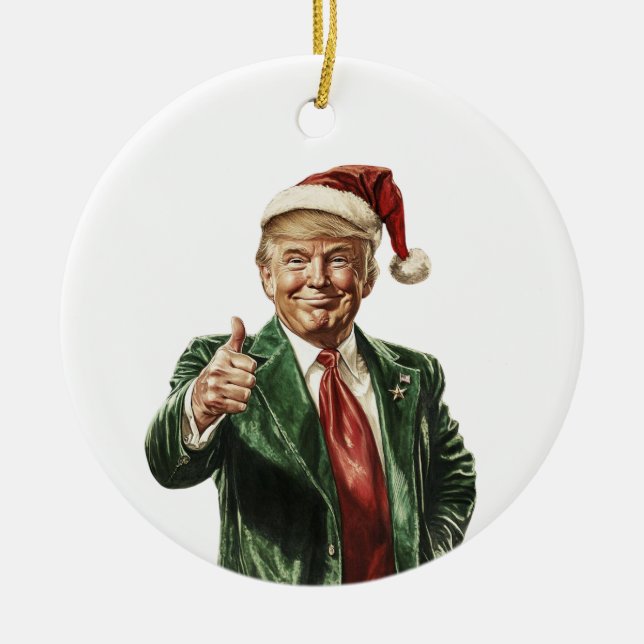 Donald Trump Funny Julgran Ornament (Framsidan)