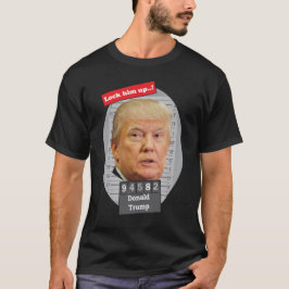 DONALD TRUMP 🤣 Funny Mugshot Novelty lås upp hono T Shirt