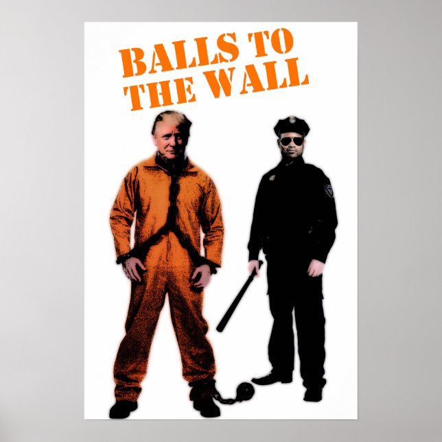 Donald Trump går till Jail Poster (Framsidan)